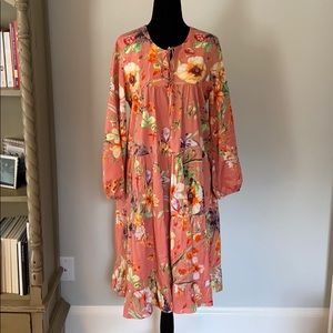 Zara Floral Tiered Dress
